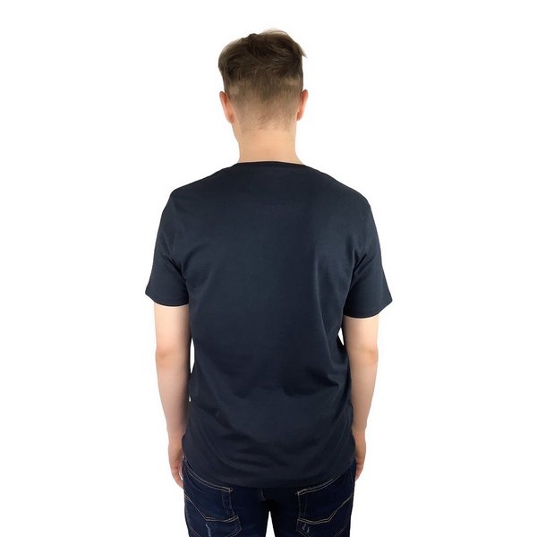 Ragman T-Shirt mit Print dunkelblau