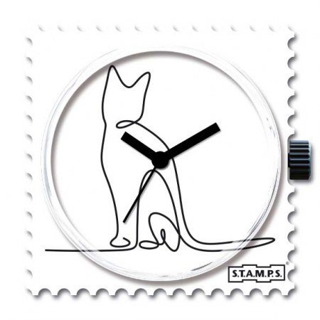 Stamps Uhr Lovely Cat