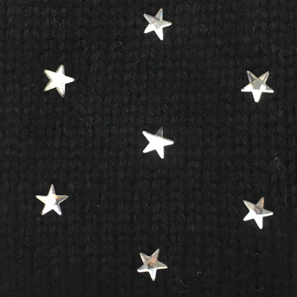 Handschuhe schwarz mit Sternen