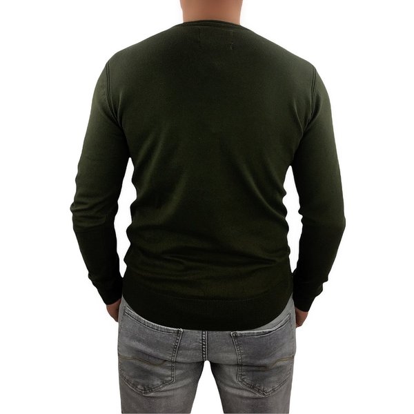 Indicode Pullover Commondale in blau,anthrazit oder olive