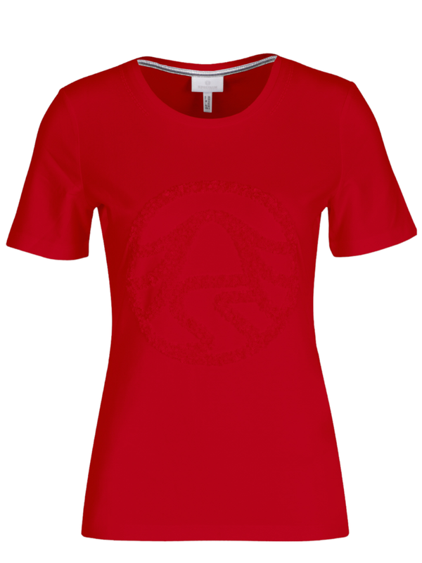 Sportalm T-Shirt mit Pailletten rot